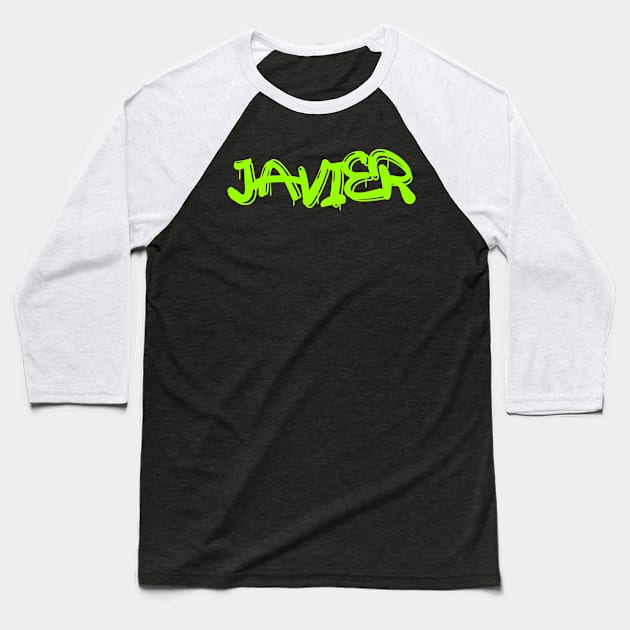 Javier Baseball T-Shirt by BjornCatssen